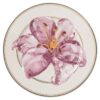 Idyllia Brotteller aus Porzellan, Kristalldruck-Motiv, Lilie, Lila Idyllia Brotteller aus Porzellan, Kristalldruck-Motiv, Lilie, Lila