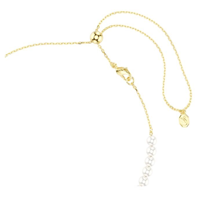 Idyllia Choker Kristallperle, gemischte Schliffe, Biene, Weiß, vergoldet Idyllia Choker Kristallperle, gemischte Schliffe, Biene, Weiß, vergoldet