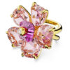 Idyllia Cocktailring „Flower“, rosa, goldfarben plattiert Idyllia Cocktailring „Flower“, rosa, goldfarben plattiert