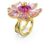 Idyllia Cocktailring „Flower“, rosa, goldfarben plattiert Idyllia Cocktailring „Flower“, rosa, goldfarben plattiert