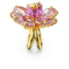 Idyllia Cocktailring „Flower“, rosa, goldfarben plattiert Idyllia Cocktailring „Flower“, rosa, goldfarben plattiert