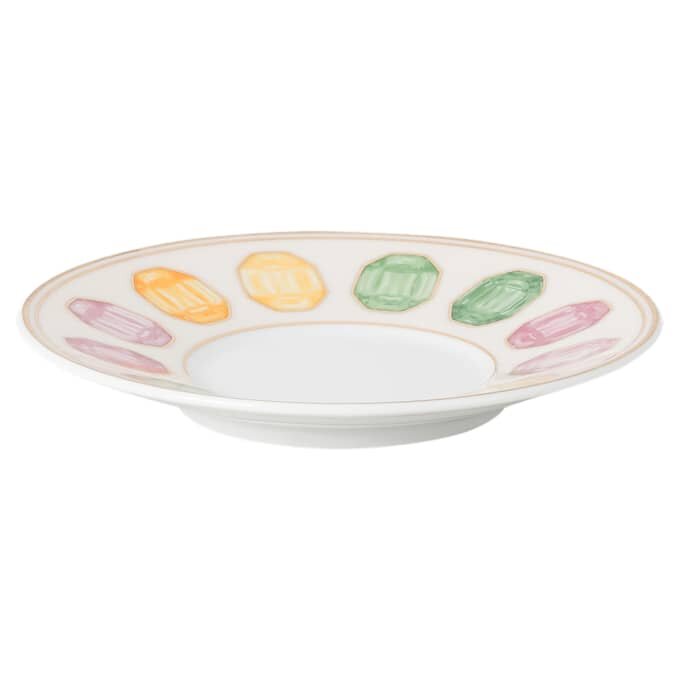 Idyllia Espressotasse mit Untertasse aus Porzellan, Kristall-Print-Motiv, Citron, mehrfarbig Idyllia Espressotasse mit Untertasse aus Porzellan, Kristall-Print-Motiv, Citron, mehrfarbig