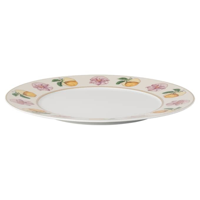 Idyllia-Essteller aus Porzellan, Kristall-Druckmotiv, Lily Citron, mehrfarbig Idyllia-Essteller aus Porzellan, Kristall-Druckmotiv, Lily Citron, mehrfarbig