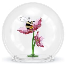 Idyllia Glaskugel „Biene und Blumen“