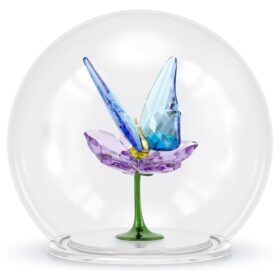 Idyllia Glaskugel Schmetterling und Blume