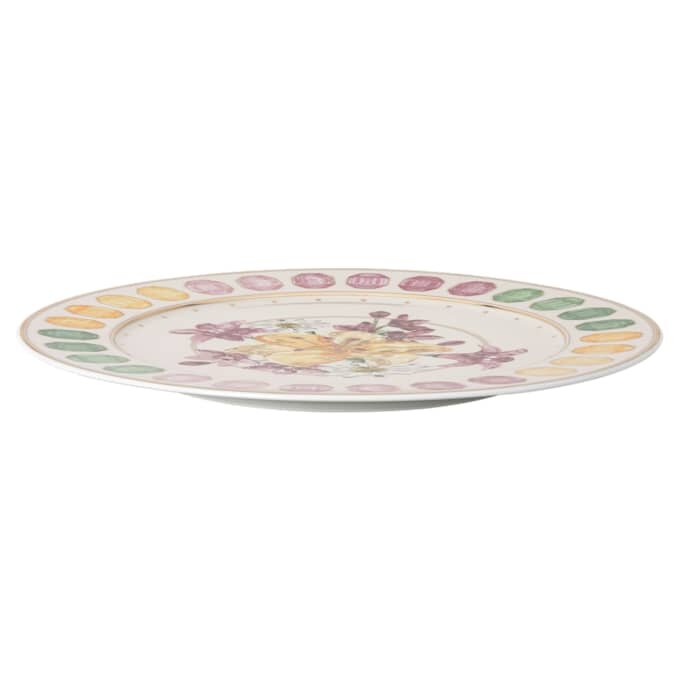 Idyllia Servierteller aus Porzellan, Kristalldruck-Motiv, Blumenstrauß, mehrfarbig Idyllia Servierteller aus Porzellan, Kristalldruck-Motiv, Blumenstrauß, mehrfarbig