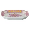 Idyllia-Tablett aus Porzellan, Kristall-Druckmotiv, Blume, klein, rosa Idyllia-Tablett aus Porzellan, Kristall-Druckmotiv, Blume, klein, rosa
