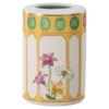Idyllia-Vase aus Porzellan, Kristall-Print-Motiv, Blume, Gelb Idyllia-Vase aus Porzellan, Kristall-Print-Motiv, Blume, Gelb