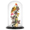Idyllia Vögel und Schmetterlinge Glockengefäß Idyllia Vögel und Schmetterlinge Glockengefäß