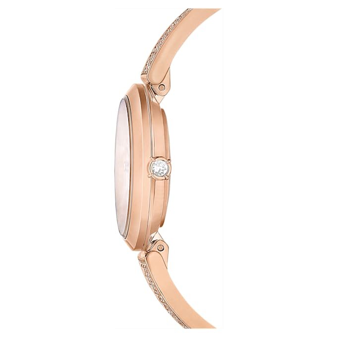 Illumina-Uhr Swiss Made, Metallarmband, Roségold-Farbton, roségoldfarbene Oberfläche Illumina-Uhr Swiss Made, Metallarmband, Roségold-Farbton, roségoldfarbene Oberfläche