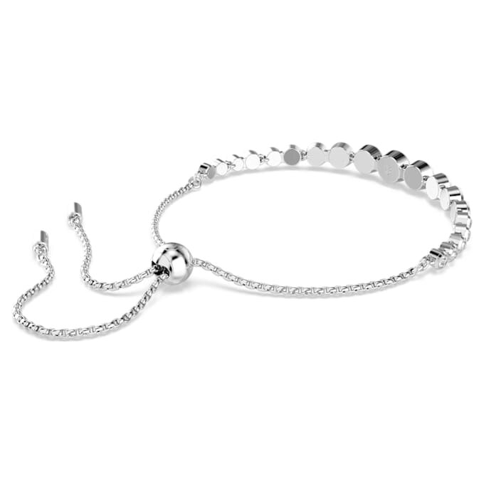 Imber-Armband mit gemischten Rundschliffen, weiß, rhodiniert Imber-Armband mit gemischten Rundschliffen, weiß, rhodiniert