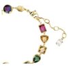 Imber-Armband mit gemischten Schliffen, mehrfarbig, goldfarben plattiert Imber-Armband mit gemischten Schliffen, mehrfarbig, goldfarben plattiert