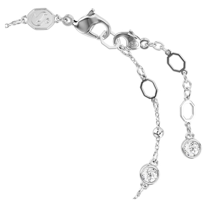Imber-Armband, Rundschliff, weiß, rhodiniert Imber-Armband, Rundschliff, weiß, rhodiniert