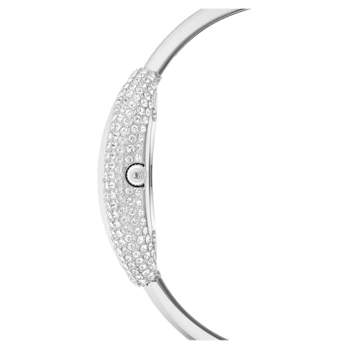 Imber Armreif-Uhr Swiss Made, Metallarmband, silberfarben, Edelstahl Imber Armreif-Uhr Swiss Made, Metallarmband, silberfarben, Edelstahl
