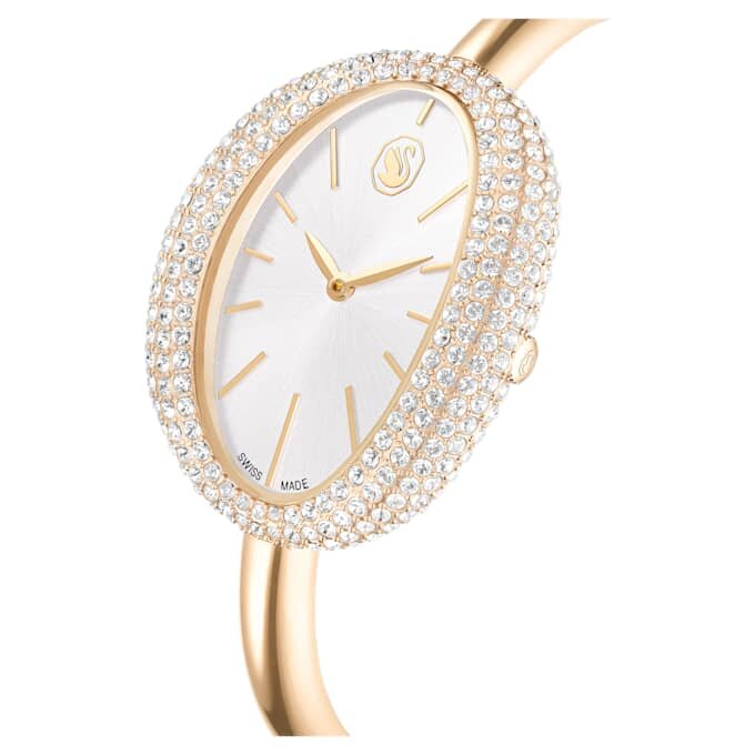 Imber Armreih-Uhr, Swiss Made, Metallarmband, Goldfarbig, champagnerfarbene PVD-Beschichtung Imber Armreih-Uhr, Swiss Made, Metallarmband, Goldfarbig, champagnerfarbene PVD-Beschichtung