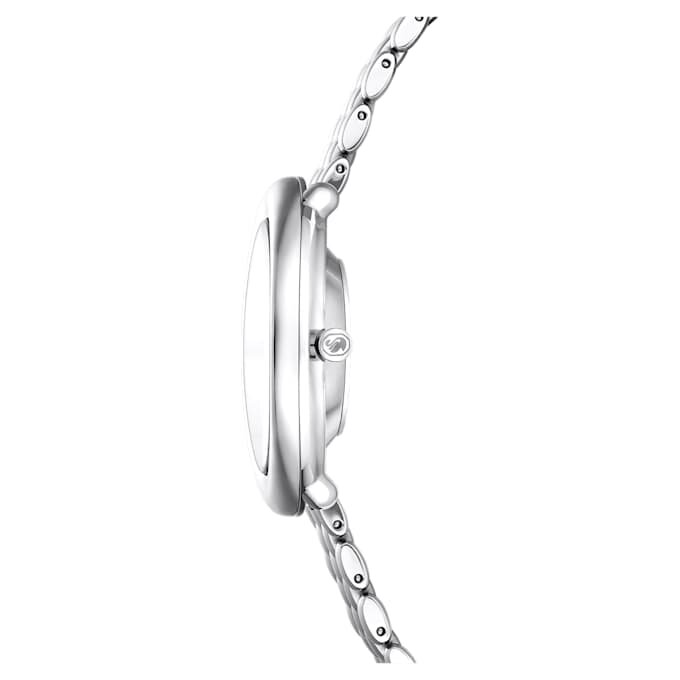 Imber Oval Uhr Swiss Made, Metallarmband, silberfarben, Edelstahl Imber Oval Uhr Swiss Made, Metallarmband, silberfarben, Edelstahl