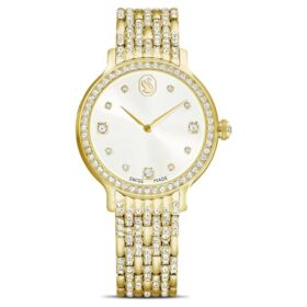 Imber Uhr, Swiss Made, Metallarmband, goldfarben, goldfarbene Oberfläche