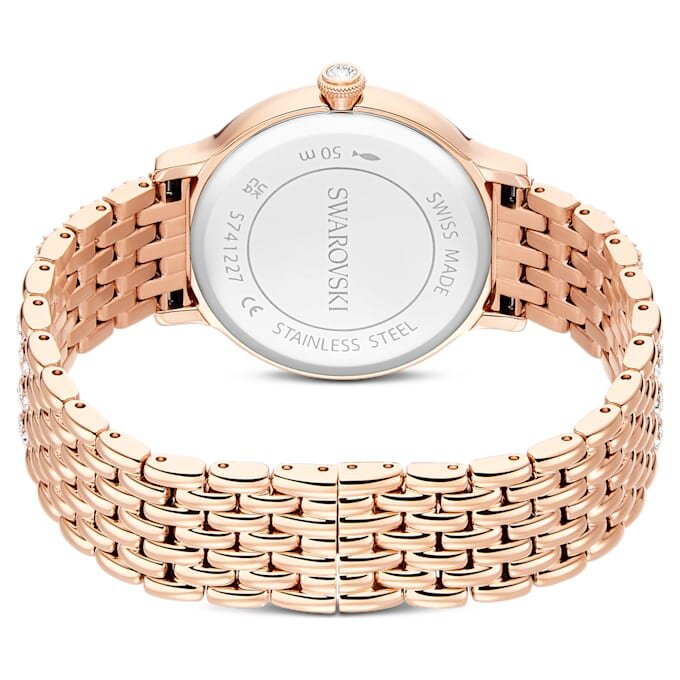 Imber Uhr Swiss Made, Metallarmband, Roségoldfarben, roségoldfarbene Oberfläche Imber Uhr Swiss Made, Metallarmband, Roségoldfarben, roségoldfarbene Oberfläche