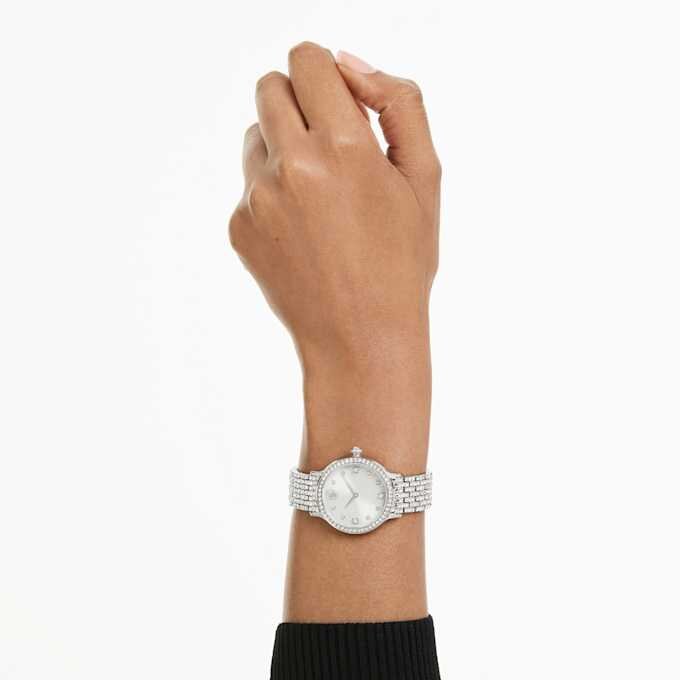 Imber-Uhr Swiss Made, Metallarmband, silberfarben, Edelstahl Imber-Uhr Swiss Made, Metallarmband, silberfarben, Edelstahl