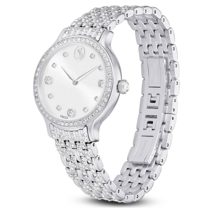 Imber-Uhr Swiss Made, Metallarmband, silberfarben, Edelstahl Imber-Uhr Swiss Made, Metallarmband, silberfarben, Edelstahl