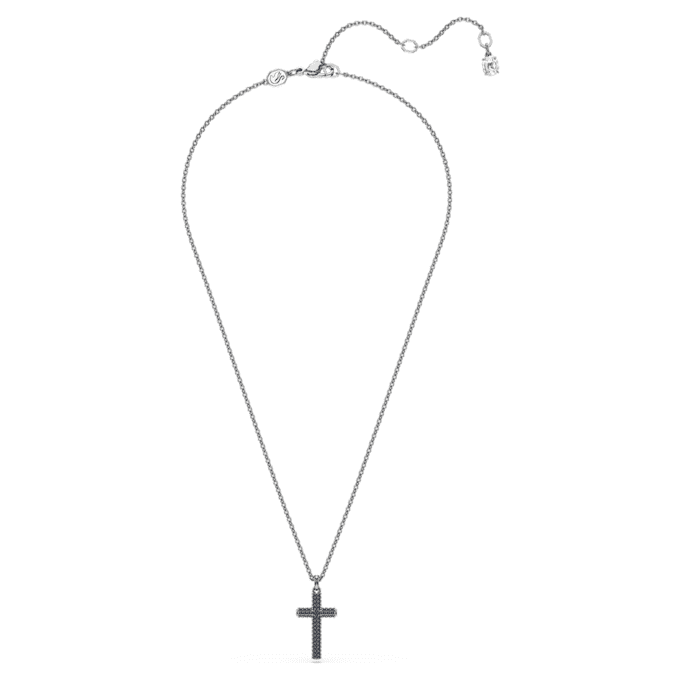 Insigne-Anhänger in Kreuzform, grau, rutheniumbeschichtet Insigne-Anhänger in Kreuzform, grau, rutheniumbeschichtet