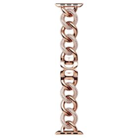 Kettenarmband für Apple Watch® 40 mm & 41 mm, roségoldfarben, roségoldfarbene Oberfläche