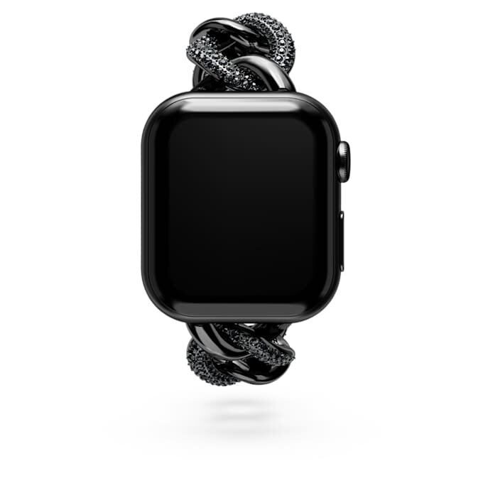 Kettenarmband für Apple Watch® 40 mm & 41 mm, schwarz, schwarze Oberfläche Kettenarmband für Apple Watch® 40 mm & 41 mm, schwarz, schwarze Oberfläche