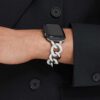 Kettenarmband für Apple Watch® 40 mm & 41 mm, silberfarben, Edelstahl Kettenarmband für Apple Watch® 40 mm & 41 mm, silberfarben, Edelstahl