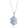 Magischer Anhänger „Schneeflocke“, blau, rhodiniert Magischer Anhänger „Schneeflocke“, blau, rhodiniert