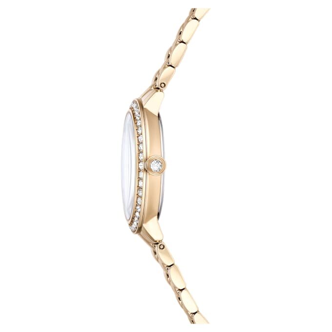 Matrix 3-Link-Uhr, Swiss Made, Metallarmband, goldfarben, champagnerfarbene PVD-Beschichtung Matrix 3-Link-Uhr, Swiss Made, Metallarmband, goldfarben, champagnerfarbene PVD-Beschichtung
