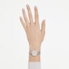 Matrix 3-Link-Uhr, Swiss Made, Metallarmband, silberfarben, roségoldfarbenes Finish Matrix 3-Link-Uhr, Swiss Made, Metallarmband, silberfarben, roségoldfarbenes Finish
