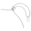 Matrix-Armband mit Farbverlauf aus Rundschliff-Steinen, mehrfarbig, rhodiniert