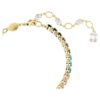 Matrix-Armband, Rundschliff, mehrfarbig, goldfarben plattiert