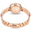 Matrix Armreif-Uhr Swiss Made, Kristall-Armband, rot, roségoldfarben Matrix Armreif-Uhr Swiss Made, Kristall-Armband, rot, roségoldfarben
