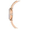 Matrix Armreif-Uhr Swiss Made, Kristall-Armband, Weiß, roségoldfarbene Oberfläche Matrix Armreif-Uhr Swiss Made, Kristall-Armband, Weiß, roségoldfarbene Oberfläche