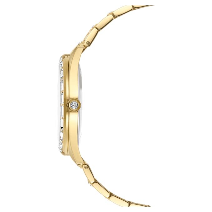 Matrix Date Uhr, Swiss Made, Metallarmband, goldfarben, goldfarbene Oberfläche Matrix Date Uhr, Swiss Made, Metallarmband, goldfarben, goldfarbene Oberfläche