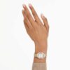 Matrix Octagon Uhr mit Metallarmband, goldfarben, champagnerfarbene PVD-Beschichtung Matrix Octagon Uhr mit Metallarmband, goldfarben, champagnerfarbene PVD-Beschichtung
