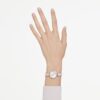Matrix Pearl Armreif-Armbanduhr, Swiss Made, Kristallarmband, weiß, roségoldfarben Matrix Pearl Armreif-Armbanduhr, Swiss Made, Kristallarmband, weiß, roségoldfarben