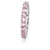 Matrix-Ring mit rundem Schliff, rosa, rhodiniert Matrix-Ring mit rundem Schliff, rosa, rhodiniert