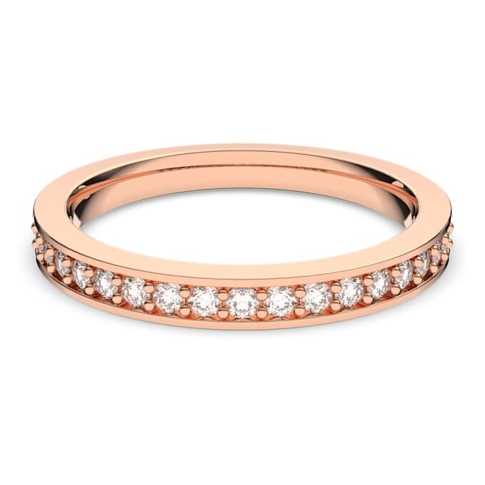 Matrix-Ring, weiß, rosévergoldet Matrix-Ring, weiß, rosévergoldet