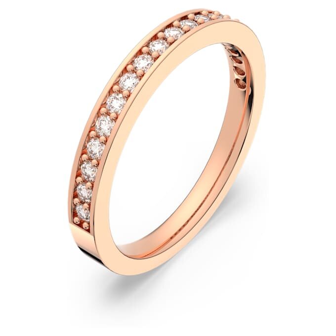 Matrix-Ring, weiß, rosévergoldet Matrix-Ring, weiß, rosévergoldet