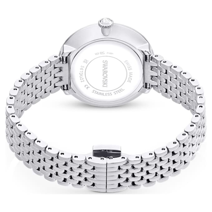 Matrix Tennis 7-Link-Uhr, Swiss Made, Metallarmband, silberfarben, Edelstahl Matrix Tennis 7-Link-Uhr, Swiss Made, Metallarmband, silberfarben, Edelstahl