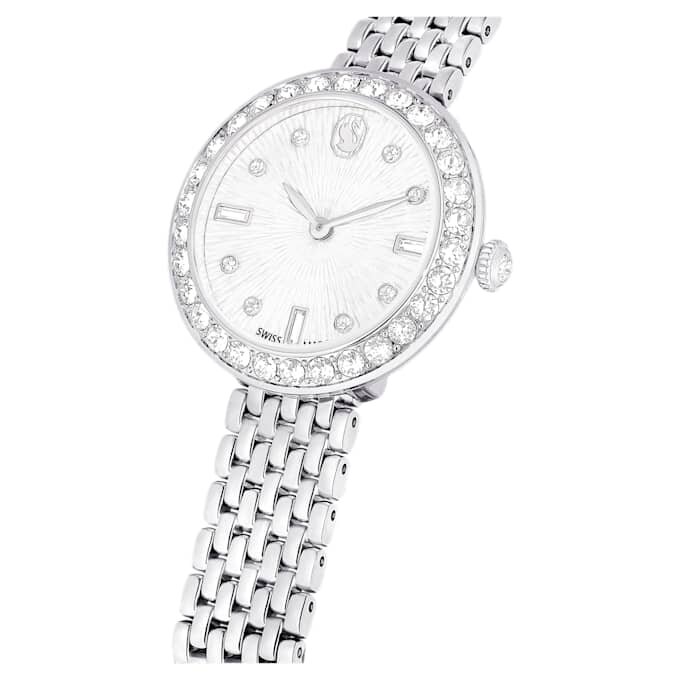 Matrix Tennis 7-Link-Uhr, Swiss Made, Metallarmband, silberfarben, Edelstahl Matrix Tennis 7-Link-Uhr, Swiss Made, Metallarmband, silberfarben, Edelstahl
