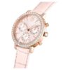 Matrix Tennis Chrono Uhr, Swiss Made, Lederarmband, Rosa, roségoldfarbenes Finish Matrix Tennis Chrono Uhr, Swiss Made, Lederarmband, Rosa, roségoldfarbenes Finish