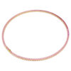 Matrix Tennis-Halskette mit rundgeschliffenen Kristallen, rosa, vergoldet Matrix Tennis-Halskette mit rundgeschliffenen Kristallen, rosa, vergoldet
