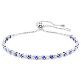 matrix tennisarmband mit gemischten rundschliffen blau rhodiniert 2 280x280 - Matrix Tennisarmband mit gemischten Rundschliffen, blau, rhodiniert