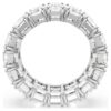 Matrix Vittore Ring im Baguette-Schliff, weiß, rhodiniert Matrix Vittore Ring im Baguette-Schliff, weiß, rhodiniert