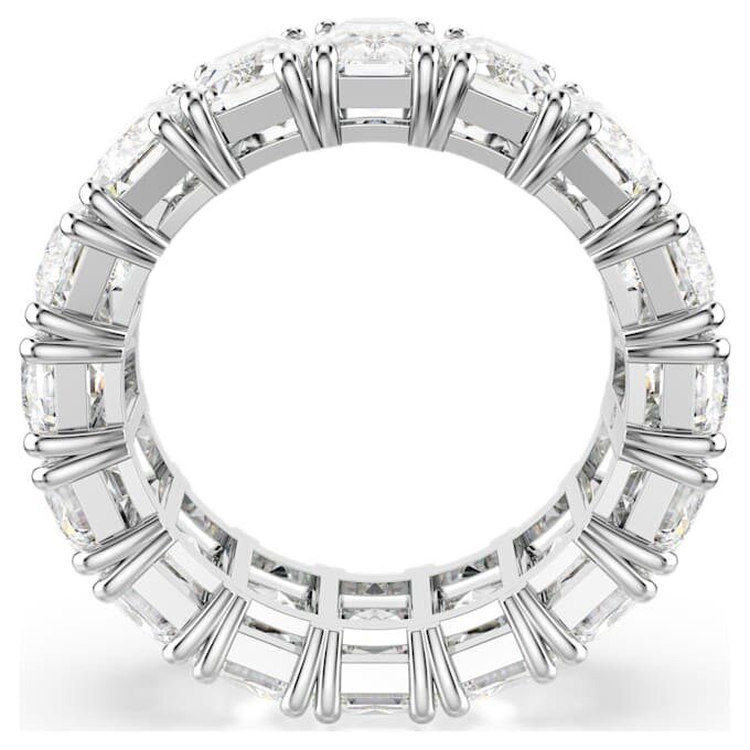 Matrix Vittore Ring im Baguette-Schliff, weiß, rhodiniert Matrix Vittore Ring im Baguette-Schliff, weiß, rhodiniert