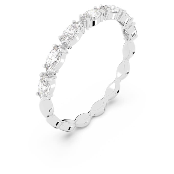 Matrix Vittore Ring im Marquise-Schliff, weiß, rhodiniert Matrix Vittore Ring im Marquise-Schliff, weiß, rhodiniert