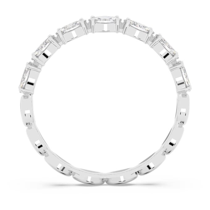 Matrix Vittore Ring im Marquise-Schliff, weiß, rhodiniert Matrix Vittore Ring im Marquise-Schliff, weiß, rhodiniert